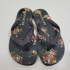 Coach slipper sz 9